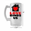 16 oz Frosted Stein Thumbnail